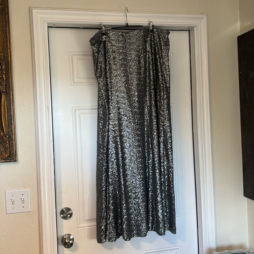 Lane Bryant sequin maxi skirt size 20